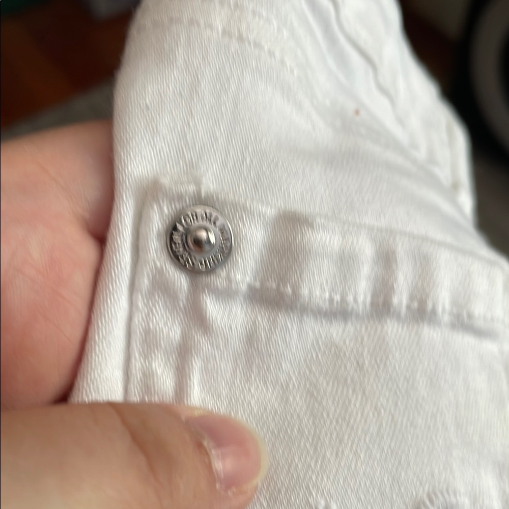 7 FOR ALL MANKIND UEC Girls Size 6X White Skinny Jeans - Picture 3 of 10